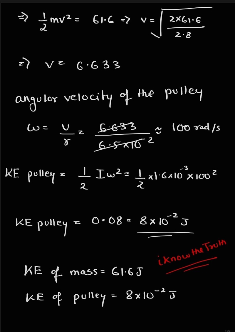 100 points!!! Please help!!! In the system shown above, the pulley is a uniform disk-example-2