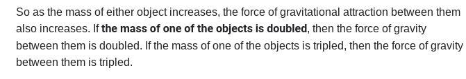 Item 4 Which scenario would increase the gravitational force between two objects? A-example-1