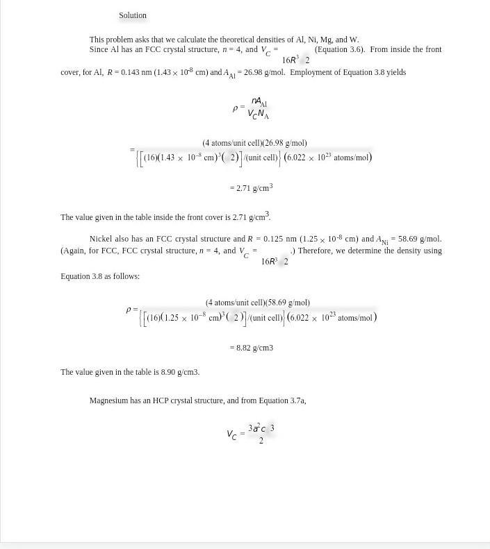 Using atomic weight crystal structure and atomic radius data tabulated inside the-example-2