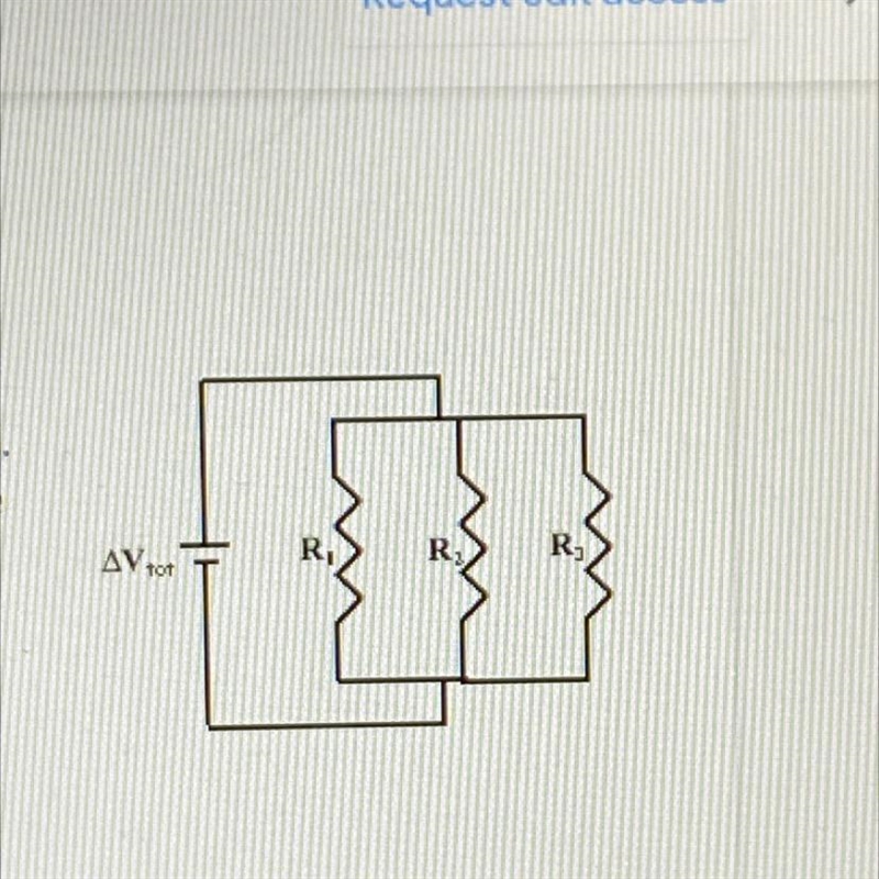 Problem 31: The parallel circuit depicts three resistors connected to a voltage source-example-1