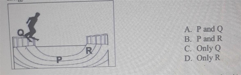 12. In which of the positions shown in the picture, will Joshua have both potential-example-1