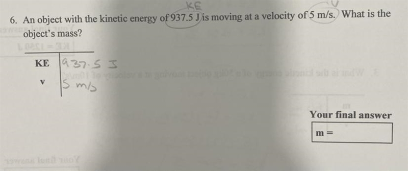 Find the mass and show all the work please and show the answer. Thank you.-example-1