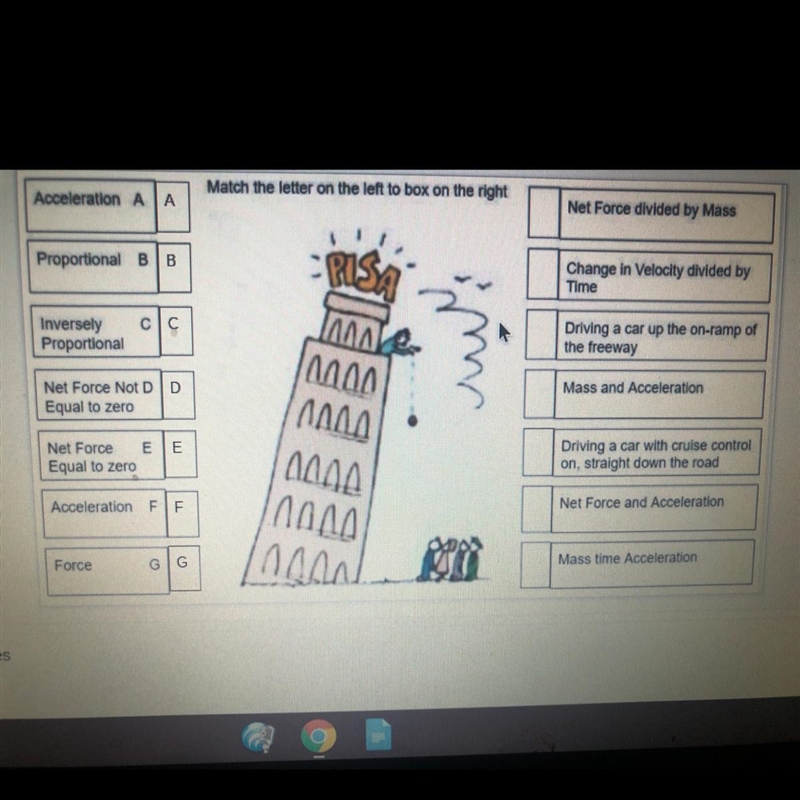 Match each letter on the left to box on right, need help-example-1