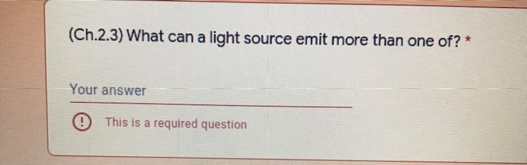 What can a light source emit more than one of?-example-1