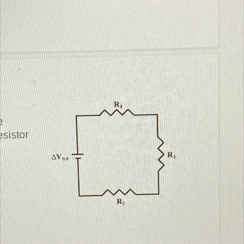 The series circuit depicts three resistors connected to a voltage source. The voltage-example-1