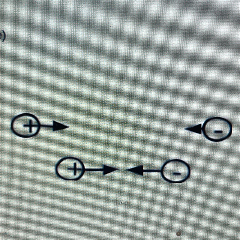 6A. Which pair of charges has a stronger attraction, top or bottom? 6B Based on the-example-1