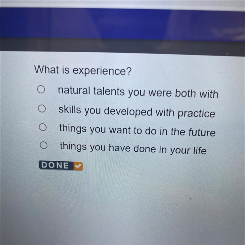 What is experience?-example-1