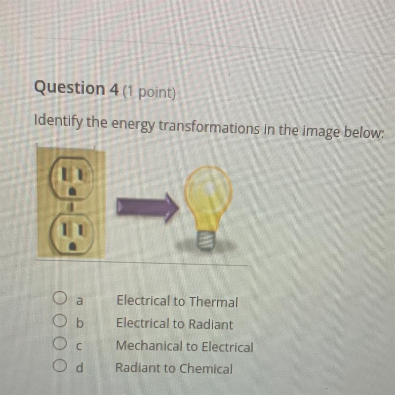 Identify the energy transformations in the image below:-example-1