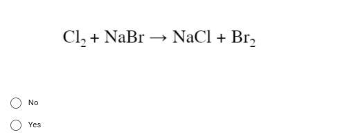 (PLEASE HELP !! )Does the chemical equation follow the Law of Conservation Of Matter-example-1