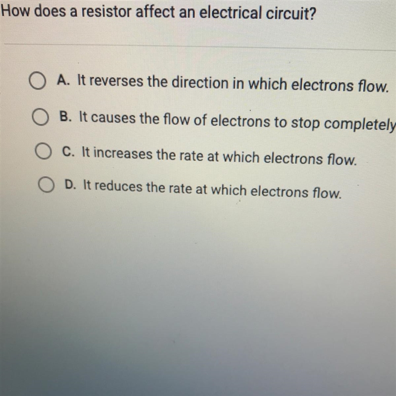 How does a resistor affect an electrical circuit?-example-1