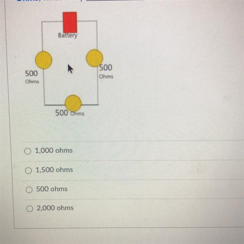 If I have a series circuit with 3 resistors on it and each resistor has a resistance-example-1