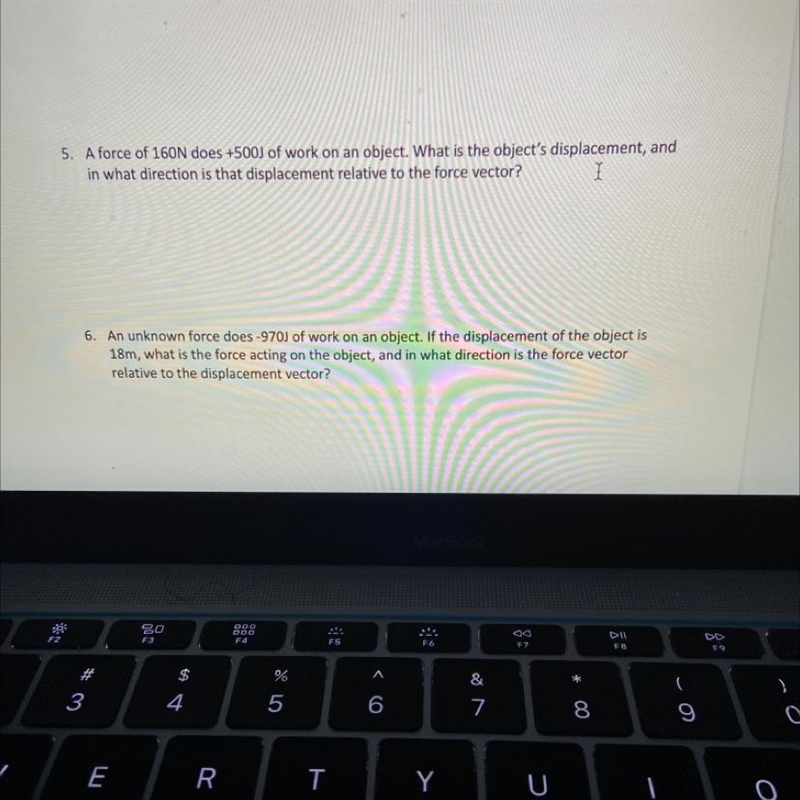 Help with either I don’t understand this I know W=f*d but don’t get how it applies-example-1