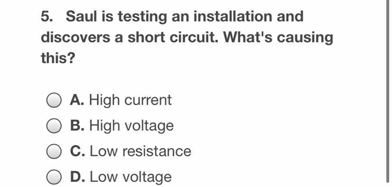 Saul is testing an installation and discovers a short circuit what’s causing this-example-1