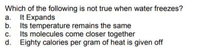 Find not true when the water freezes...-example-1