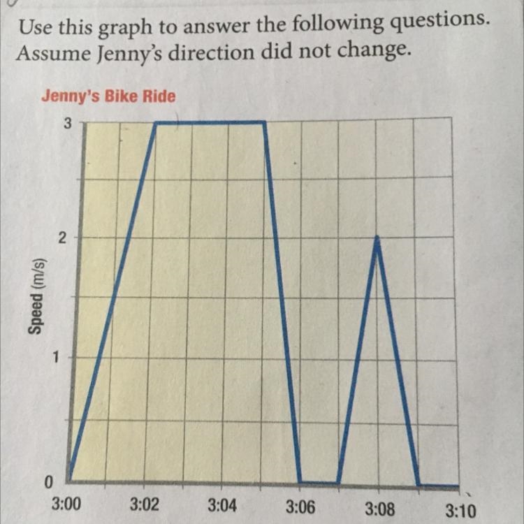 During what intervals was Jenny positively accelerating?-example-1