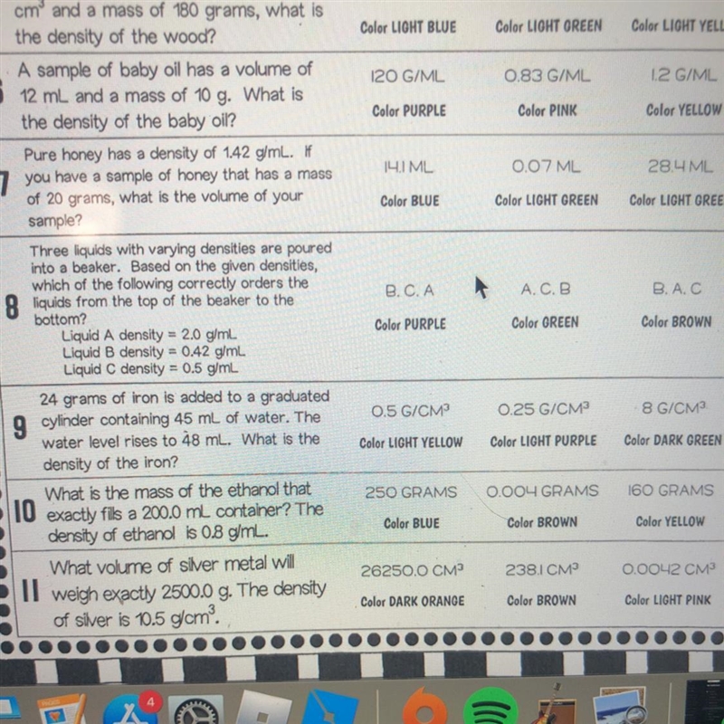 HELP PLZ!!! what is the answer to number 8?-example-1