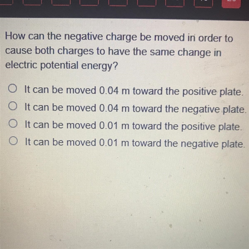 These two images show pairs of oppositely charged plates that create uniform electric-example-1