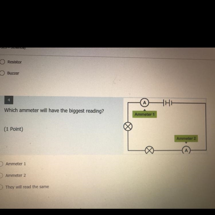 Which ammeter will have the biggest reading-example-1