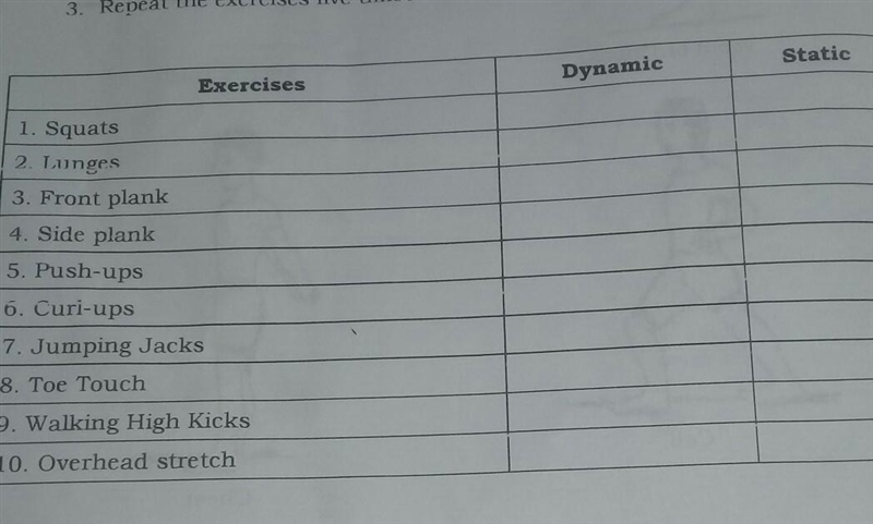 Answer the following question in your activity notebook. 1. Which of the exercises-example-1