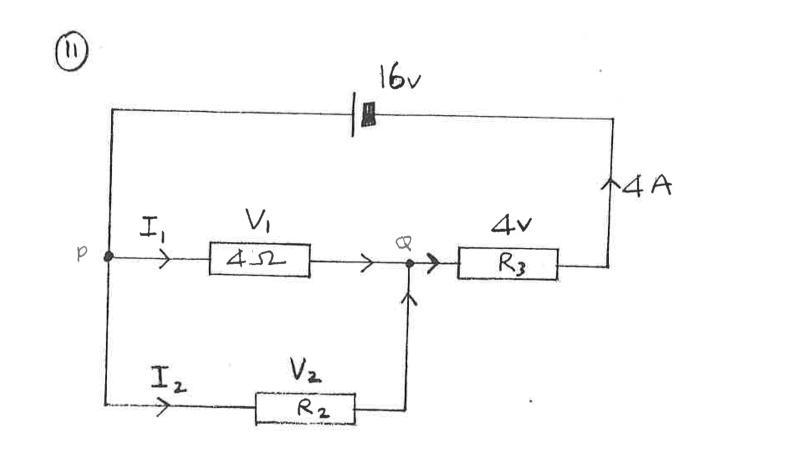 Work out I1, I2, V1, R2, R3 (unkown values) Brianliest for correct answer!-example-1