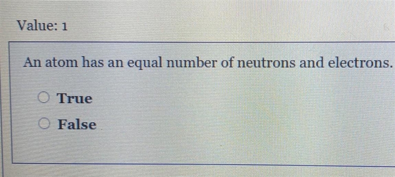 Help please I have to turn this in tonight!! An atom has an equal number of neutrons-example-1