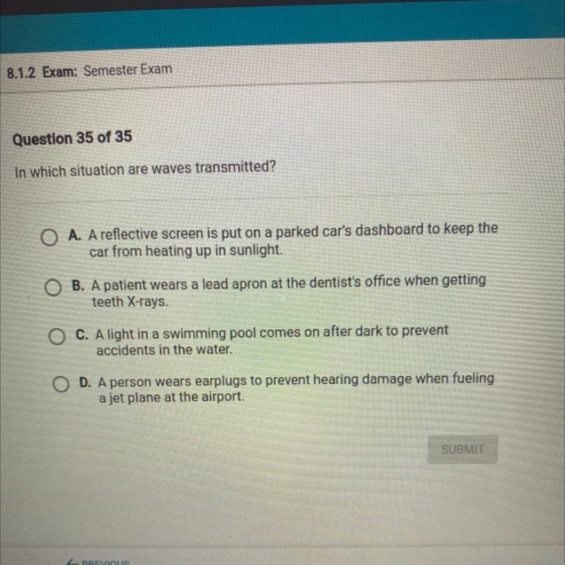 In which situation are waves transmitted?-example-1