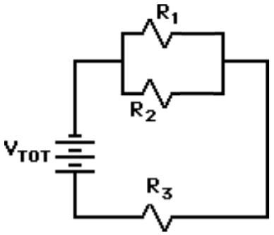 Given that R1 is 13 Ω, R2 is 10 Ω, and R3 is 4 Ω, what is the current coming out of-example-1