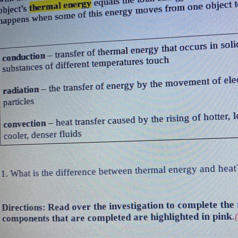 What is the difference between thermal energy and heat?-example-1