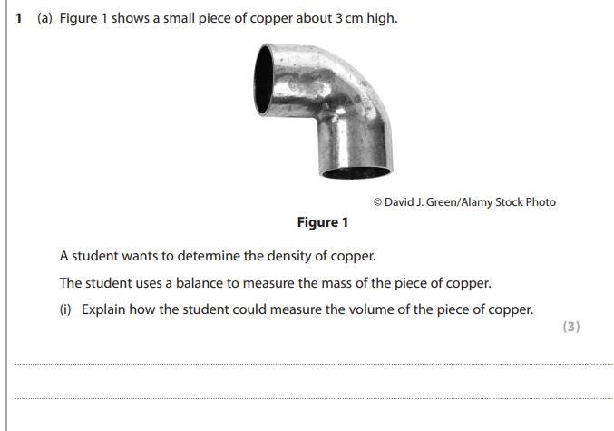 Volume of copper, figure out the density please help urgent-example-1