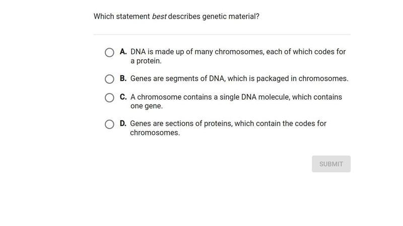 Which statement best describe genetic marital-example-1