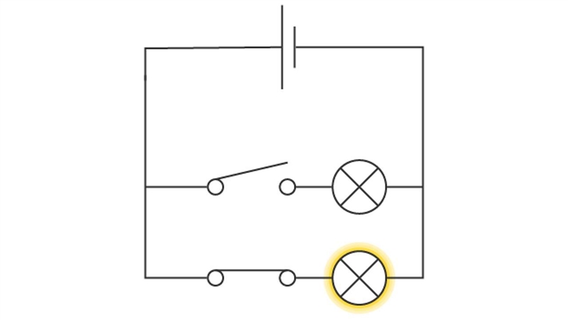 What does a parallel circuit look like?-example-1