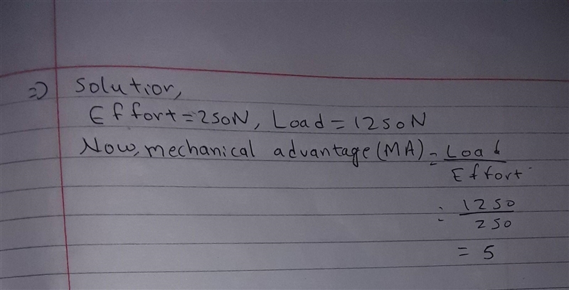 A force of 250N is applied to the rope on a pulley system. The box you are lifting-example-1