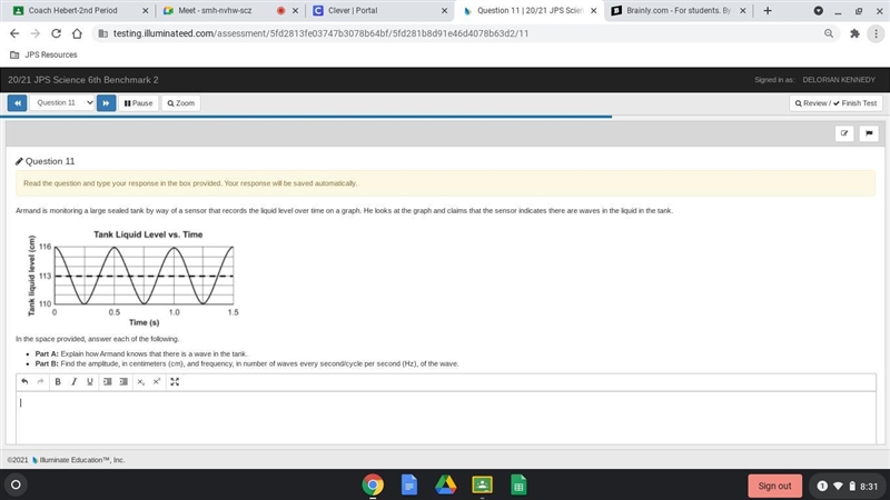 Can someone pls tell me what the frequency and amplitude of this is?-example-1