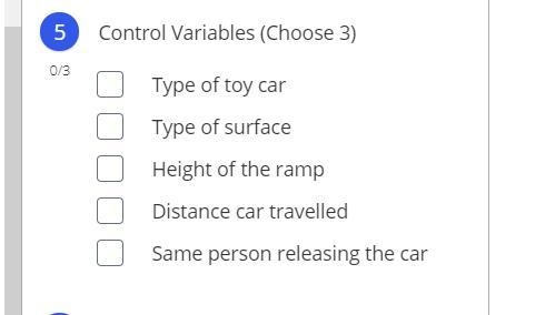 What are the control variables in your investigation ?-example-1