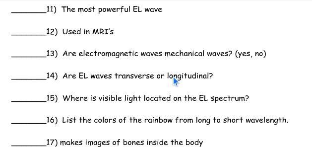 PPPLLLLSSS HELP ME Identify the following as visible light, radio, ultraviolet, gamma-example-1