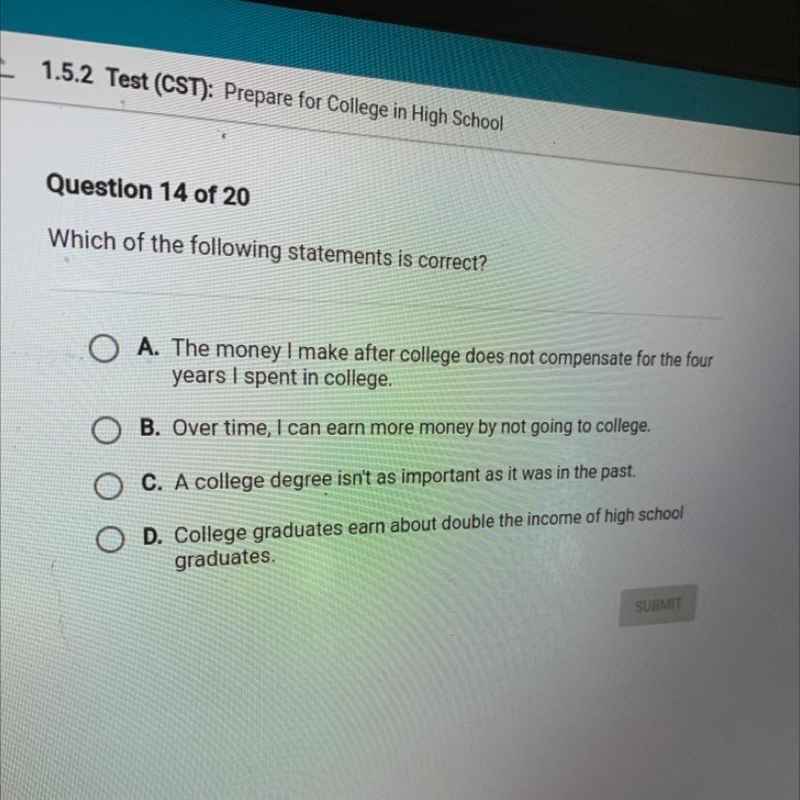 Which of the following statements is correct?￼-example-1