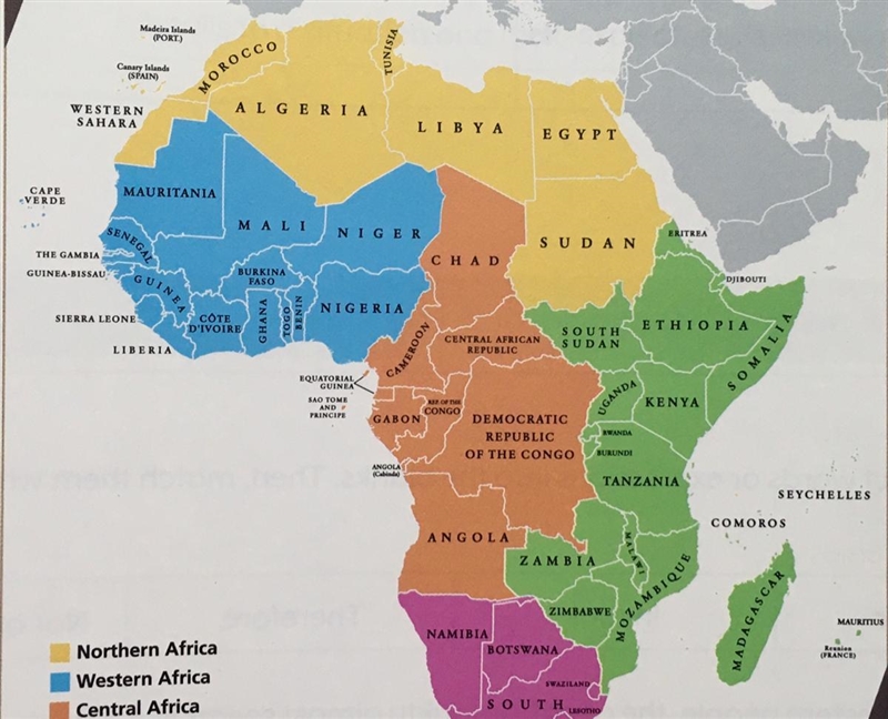 Write the names of the towns of Tafilalt, Walata, Timbuktu, and Tuwat on this map-example-1