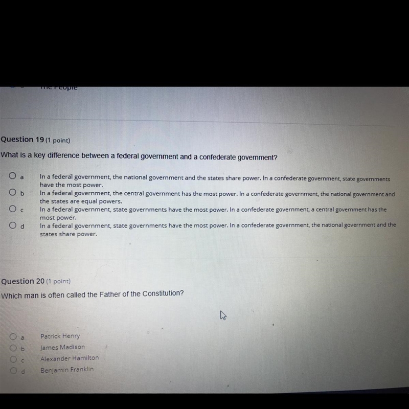 Question 19 pleaseeee helpppp assapppppp anyonneeee-example-1