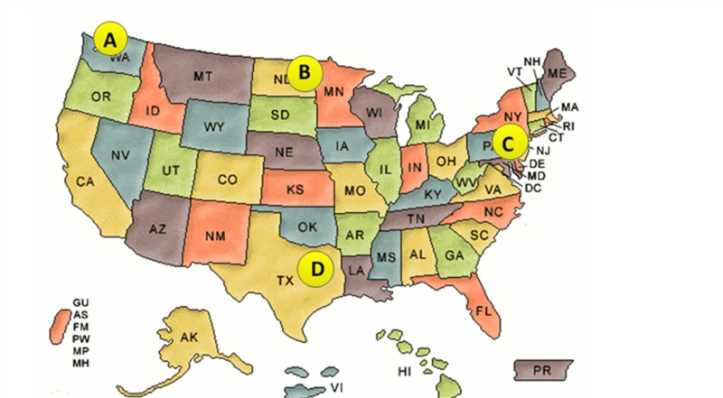 A new political movement is starting in California. Which of the following areas indicates-example-1