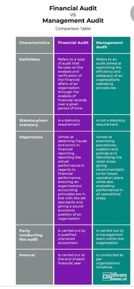 Difference between audit and financial management​-example-1