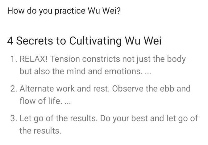 How would a person practice wu wei?-example-2