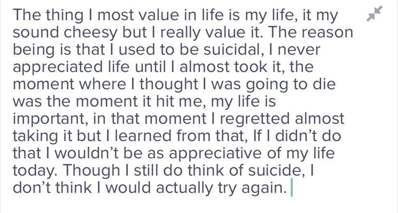 What do you value in life? No cup half full answers.. give me something enlightening-example-1