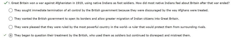 Great Britain won a war against Afghanistan in 1919, using native Indians as foot-example-1