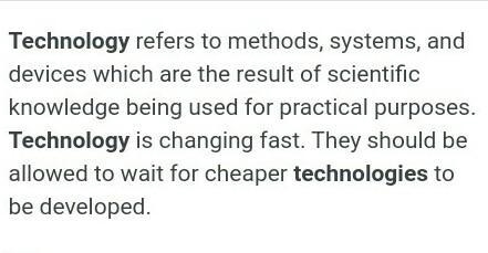 What is the best definition of technology?-example-1