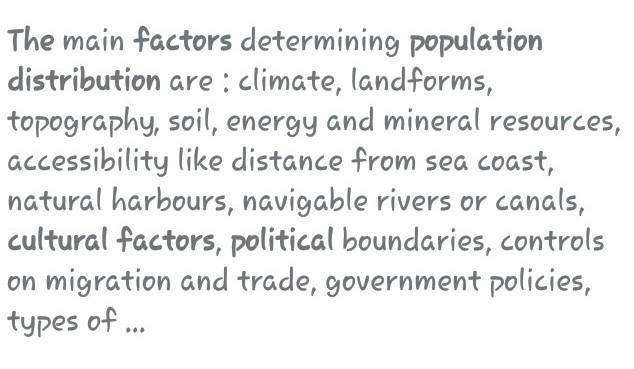 List four social factors that affect population distribution​-example-1