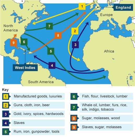 How did the Southern colonies benefit from the Triangular Trade?-example-1