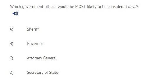 Which government official would be most likely to be considered local?-example-1