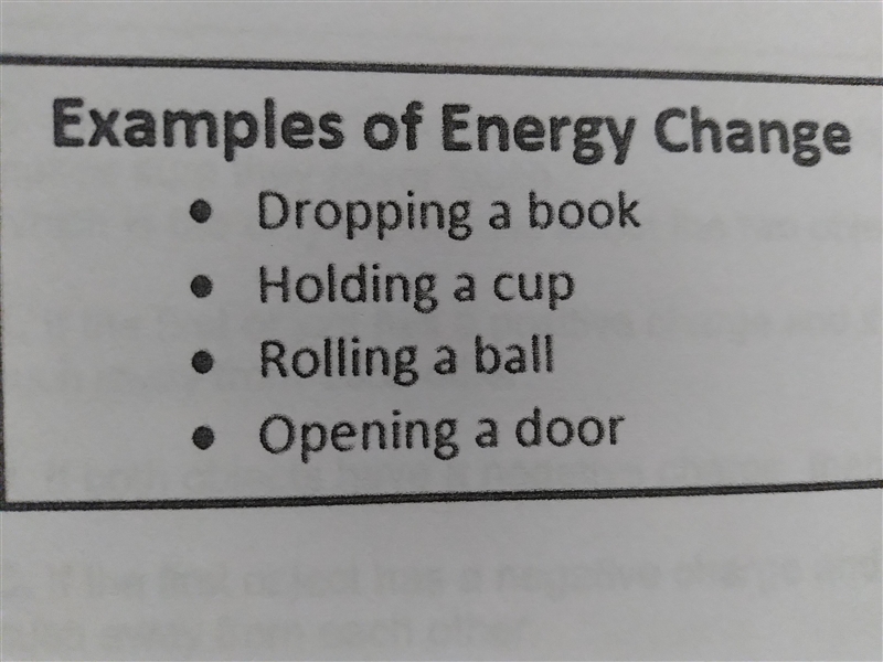 Jose is making this chart of examples of actions in whicu energy has caused change-example-1