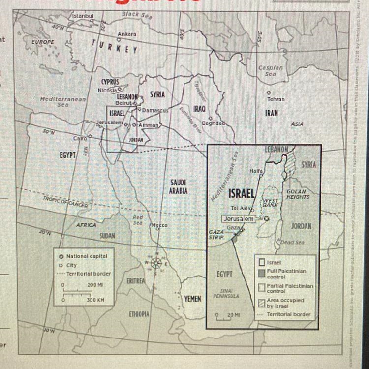 About how many miles separate Baghdad, Iraq, and Mecca, Saudi Arabia?-example-1