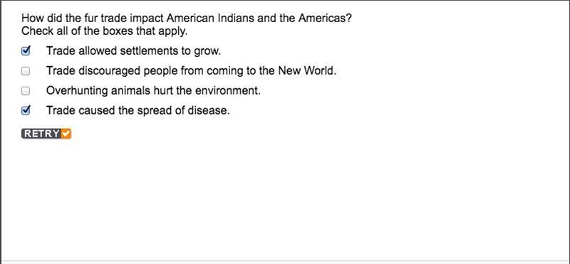 How did the fur trade impact American Indians and the Americas?-example-1